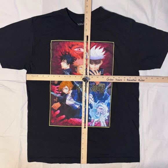 Crunchyroll Jujutsu Kaisen Yuji Itadori & Satoru Gojo Sukuna Anime Tshirt - L - Picture 2 of 3